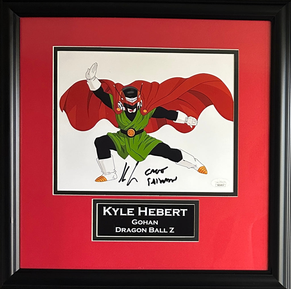 Kyle Hebert autographed inscribed framed 8x10 photo Dragon Ball Z JSA COA Gohan