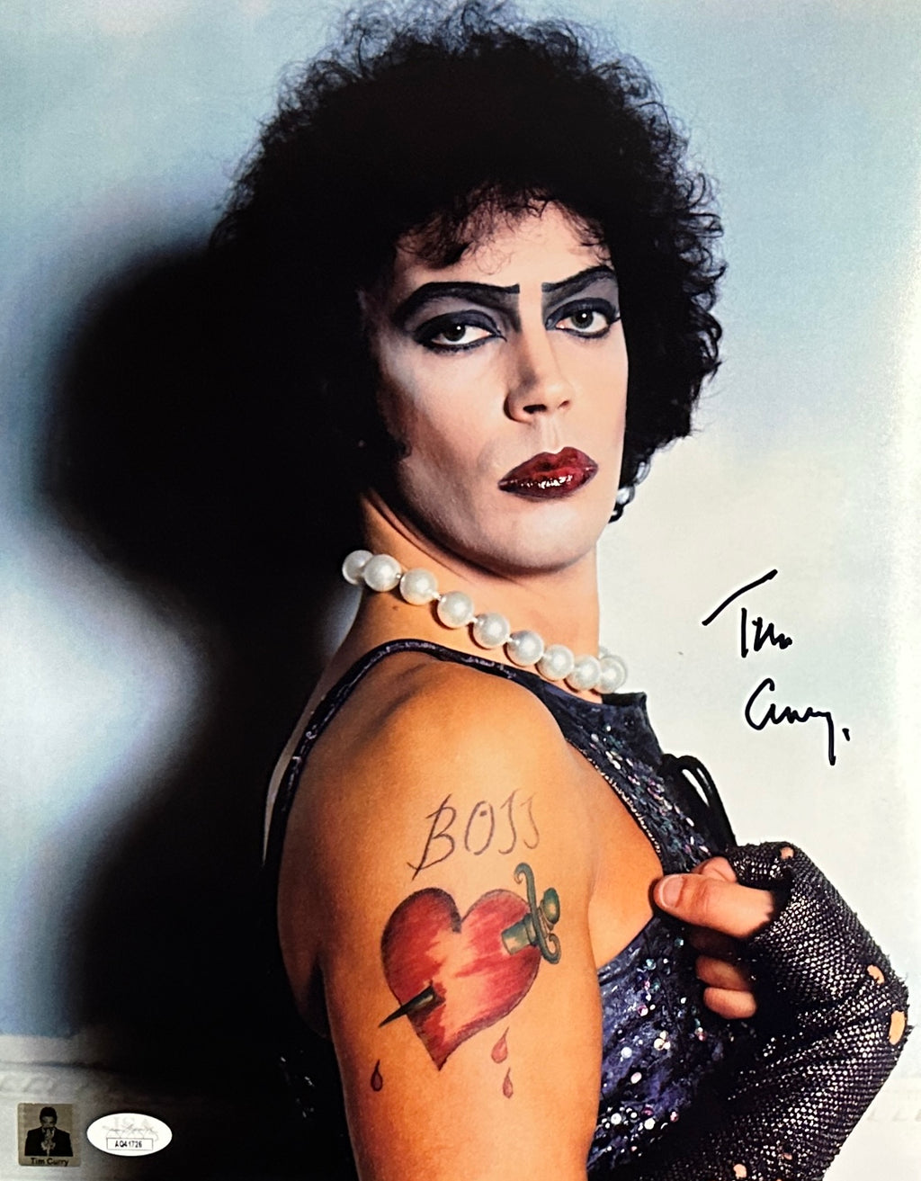 Tim Curry autographed signed 11x14 photo The Rocky Horror Picture Show JSA COA