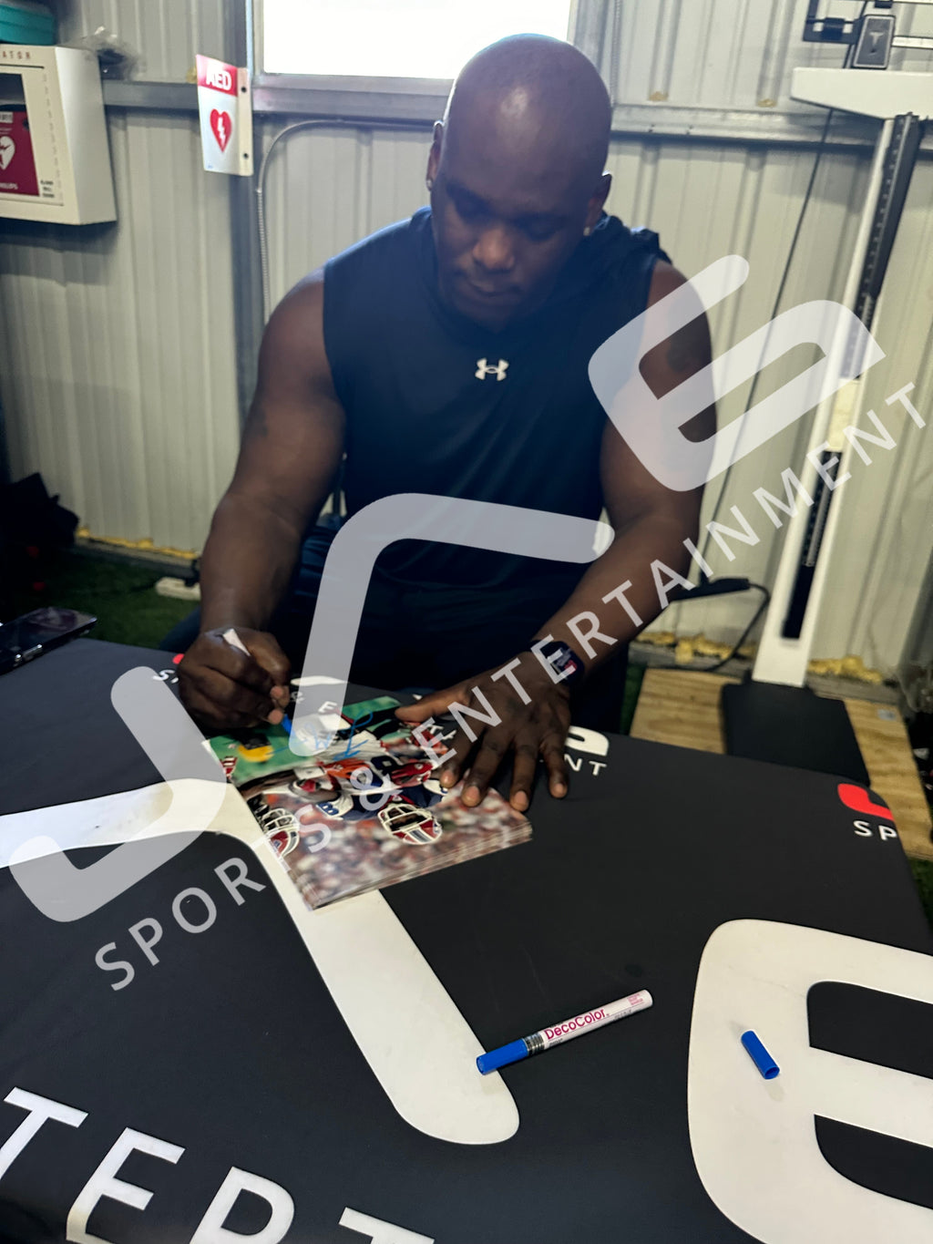 Eric Moulds autographed signed 8x10 photo NFL Buffalo Bills JSA COA