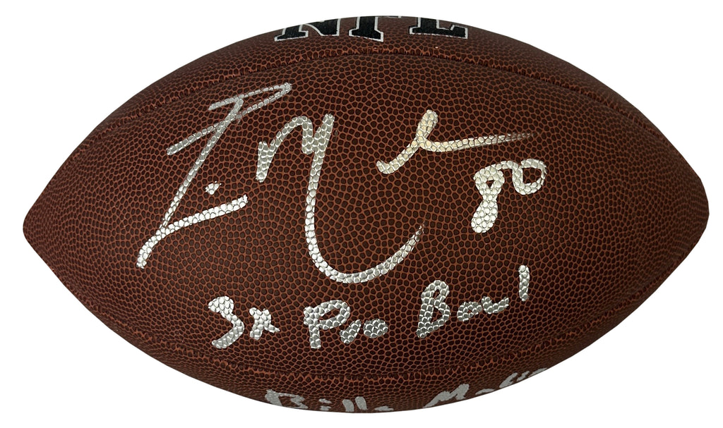Eric Moulds autographed signed inscribed football Buffalo Bills JSA COA