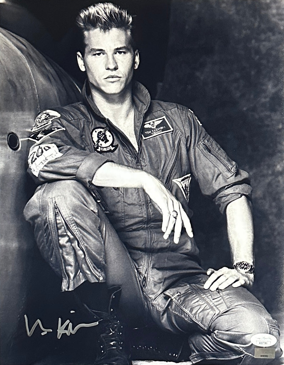 Val Kilmer autographed signed 11x14 photo Top Gun JSA COA Batman Forever
