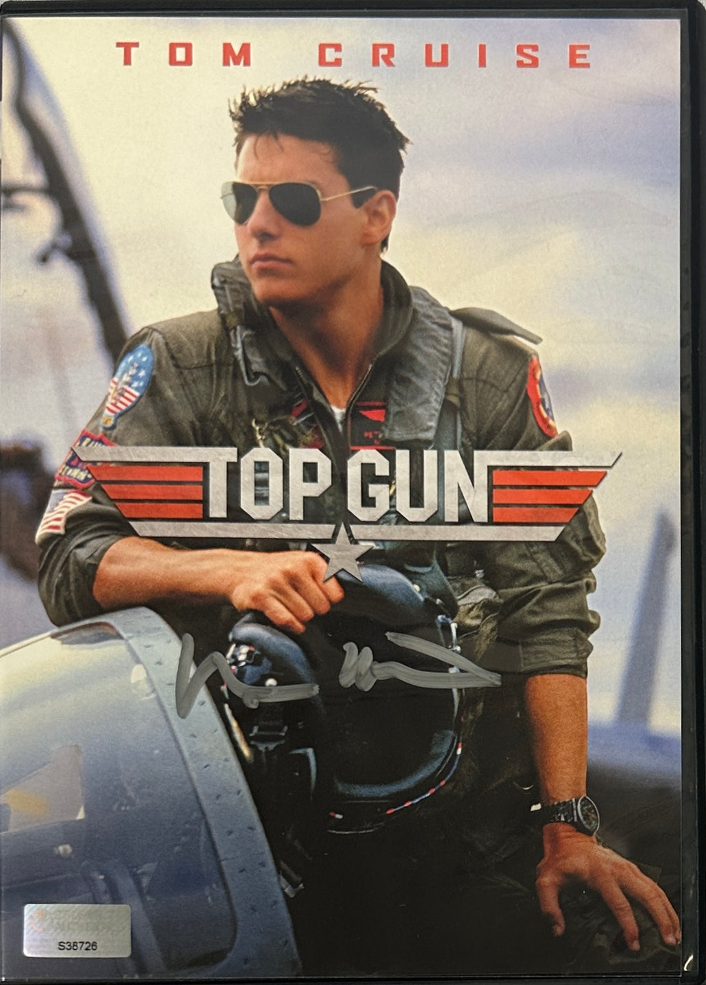 Val Kilmer autographed signed Top Gun DVD cover JSA COA