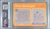 Chris Hanburger auto inscribed 1970 Topps #93 card PSA Encapsulated Washington