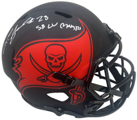 Leonard Fournette signed inscribed Full Size Eclipse Helmet NFL Tampa Bay Buccaneers Fanatics