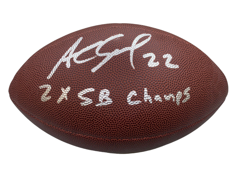 Asante Samuel Sr. autographed signed inscribed football NFL New England Patriots JSA