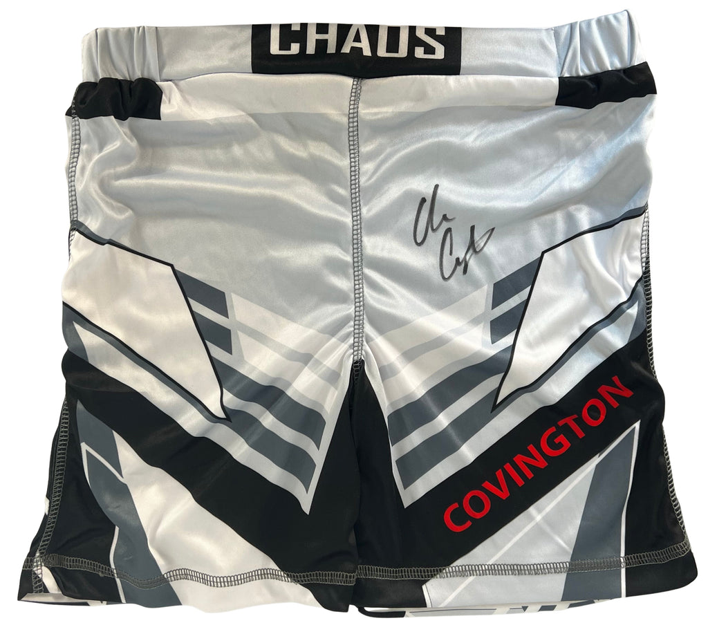 Colby Covington autographed signed shorts UFC MMA Masvidal Usman JSA Witness COA