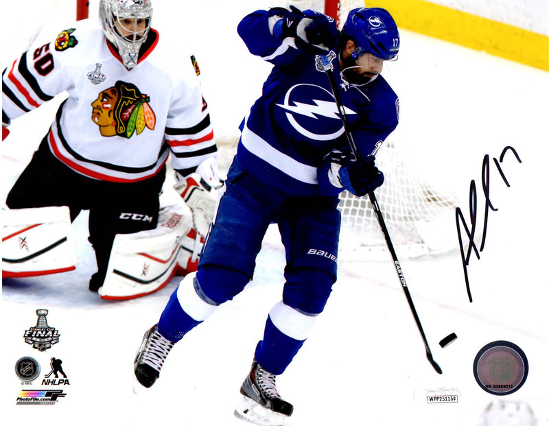 Alex Killorn autographed signed 8x10 photo NHL Tampa Bay Lightning JSA COA - JAG Sports Marketing