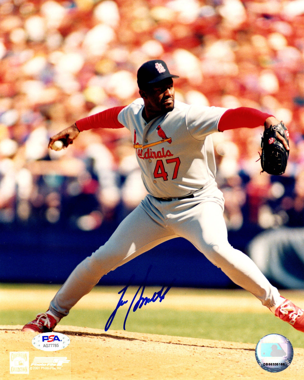 Lee Smith autographed signed 8x10 photo MLB St. Louis Cardinals PSA COA - JAG Sports Marketing