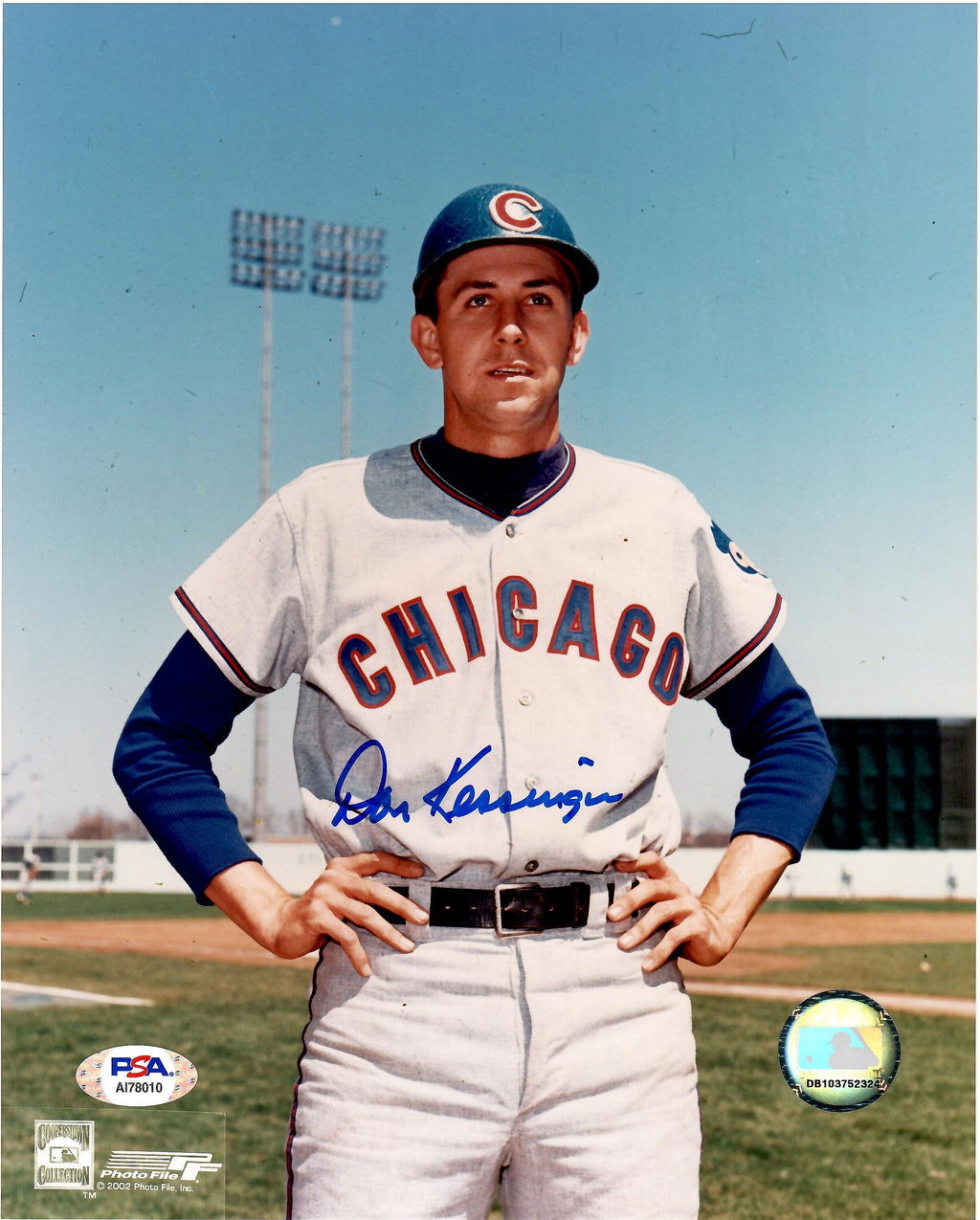 Don Kessinger autographed signed 8x10 photo MLB Chicago Cubs PSA COA - JAG Sports Marketing