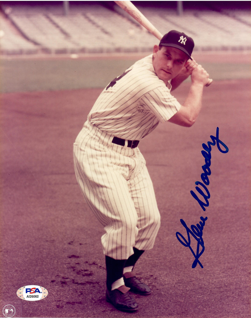 Gene Woodling autographed signed 8x10 photo MLB New York Yankees PSA COA - JAG Sports Marketing