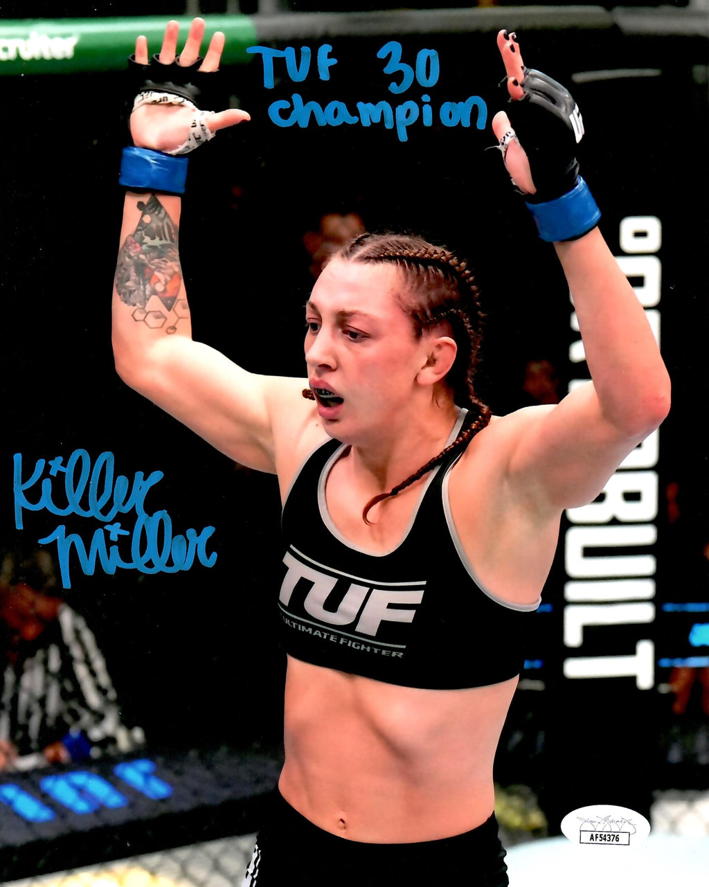 Juliana Miller autographed signed inscribed 8x10 photo UFC JSA COA