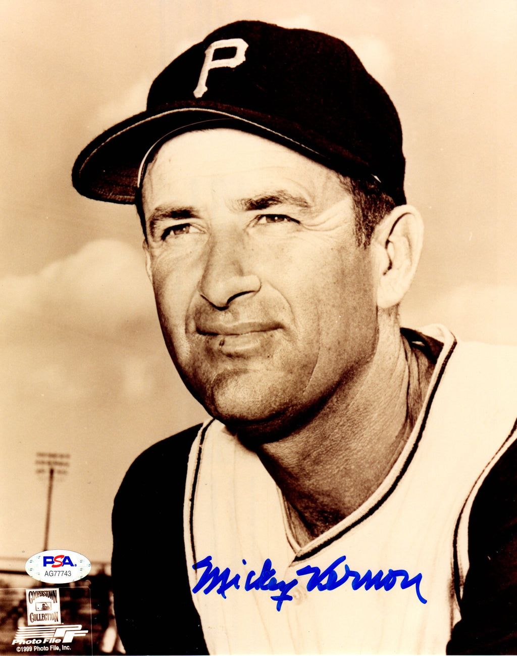 Mickey Vernon autographed signed 8x10 photo MLB Pittsburgh Pirates PSA COA - JAG Sports Marketing