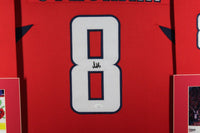 Alexander Ovechkin signed framed custom jersey NHL Washington Capitals JSA COA