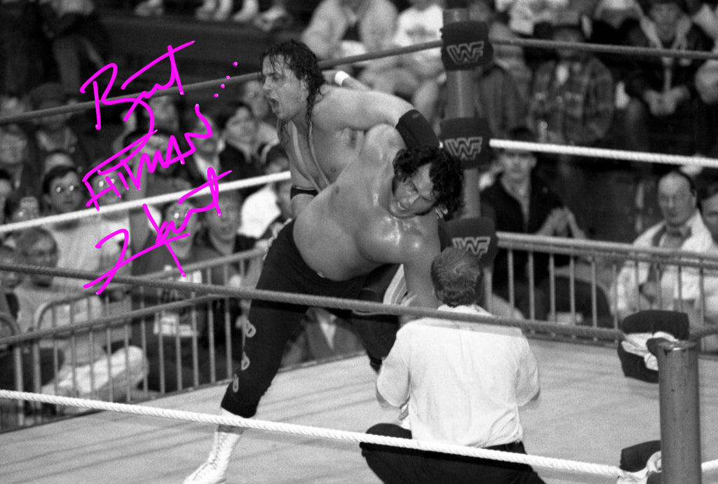 Pre-Order Bret Hart Autograph 8x10 Photo