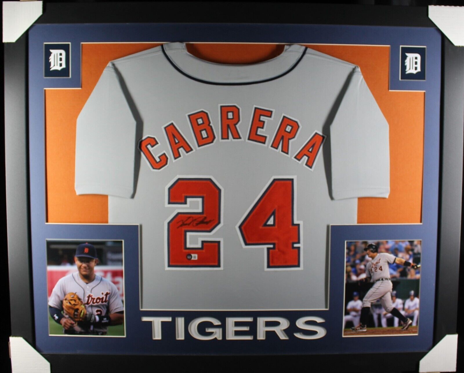 Miguel Cabrera autographed signed jersey MLB Detroit Tigers