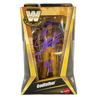 Charles Wright autographed signed inscribed figure JSA WWF WWE Godfather Shango