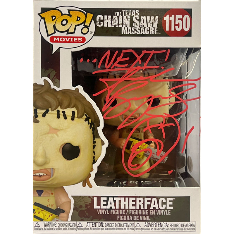 Andrew Bryniarski signed Funko Pop #1150 Leatherface JSA Texas Chainsaw Massacre