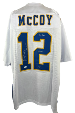 Jeremy Sumpter autographed inscribed jersey Friday Night Lights JSA J.D McCoy