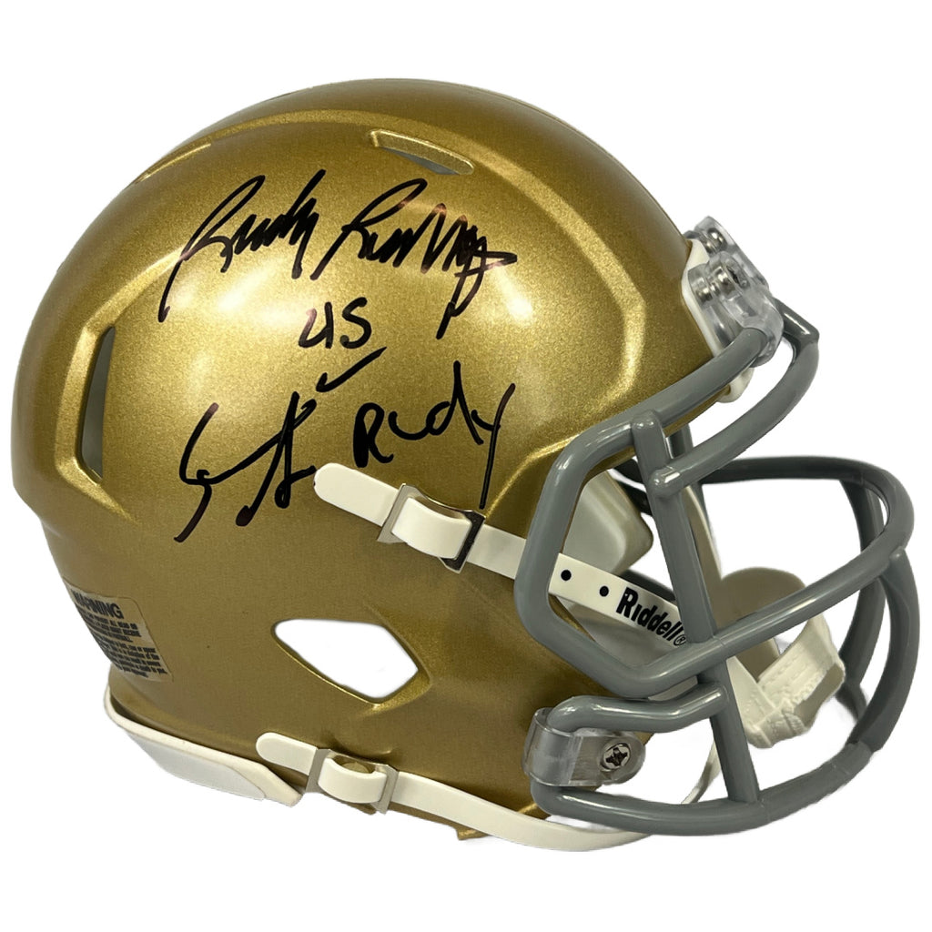 Sean Astin Rudy Ruettiger autographed signed mini helmet NFL JSA Notre Dame