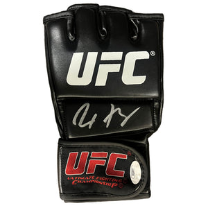 Max Holloway autographed signed glove UFC BAS Blessed