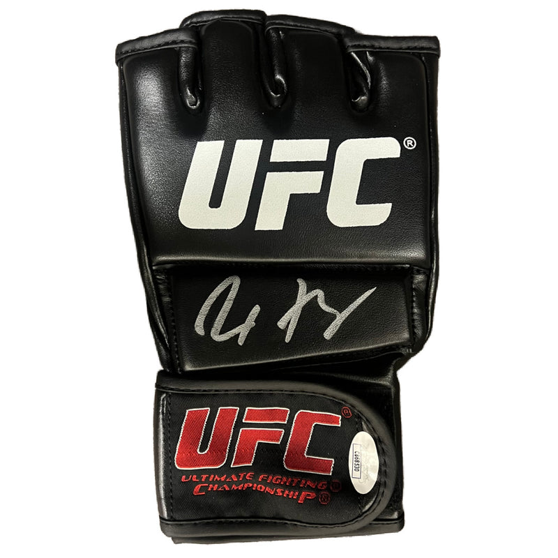 Max Holloway autographed signed glove UFC BAS Blessed