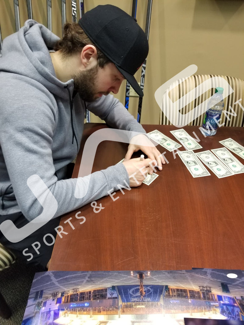 Nikita Kucherov autograph signed custom dollar Tampa Bay Lightning JSA COA