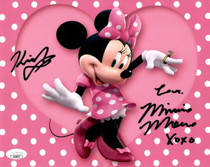 Kaitlyn Robrock autographed signed inscribed 8x10 photo JSA COA Minnie Mouse