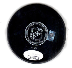 Andrei Kuzmenko autographed signed puck NHL Vancouver Canucks JSA COA