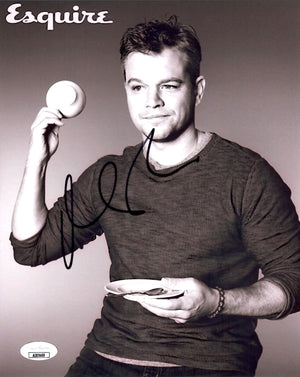 Matt Damon autographed signed 8x10 photo Good Will Hunting JSA COA The Martian