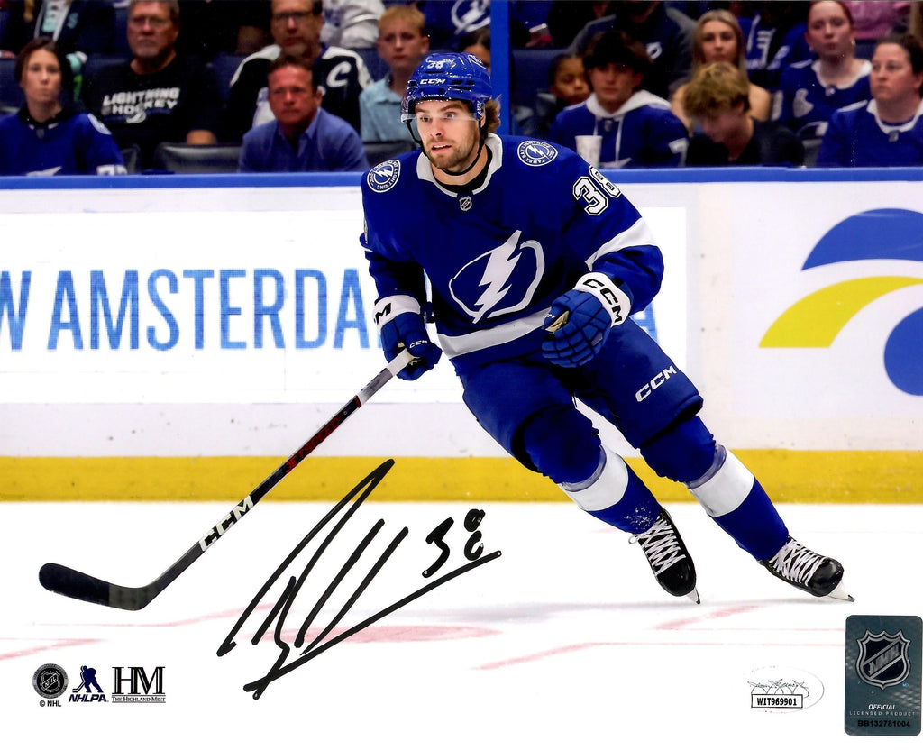 Brandon Hagel autographed signed 8x10 photo NHL Tampa Bay Lightning JSA COA