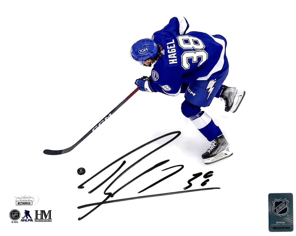 Brandon Hagel autographed signed 8x10 photo NHL Tampa Bay Lightning JSA COA