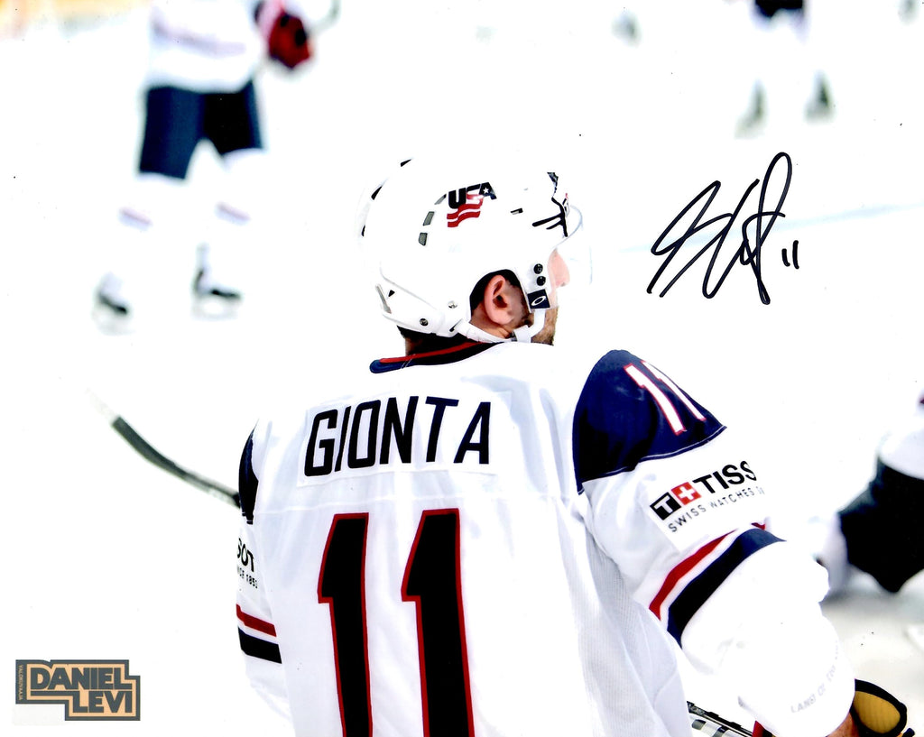 Stephen Gionta autographed signed 8x10 photo NHL New Jersey Devils COA