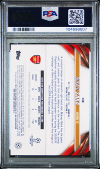 Bukayo Saka 2023-24 Topps Chrome Sapphire Yellow /75 PSA 10 #148