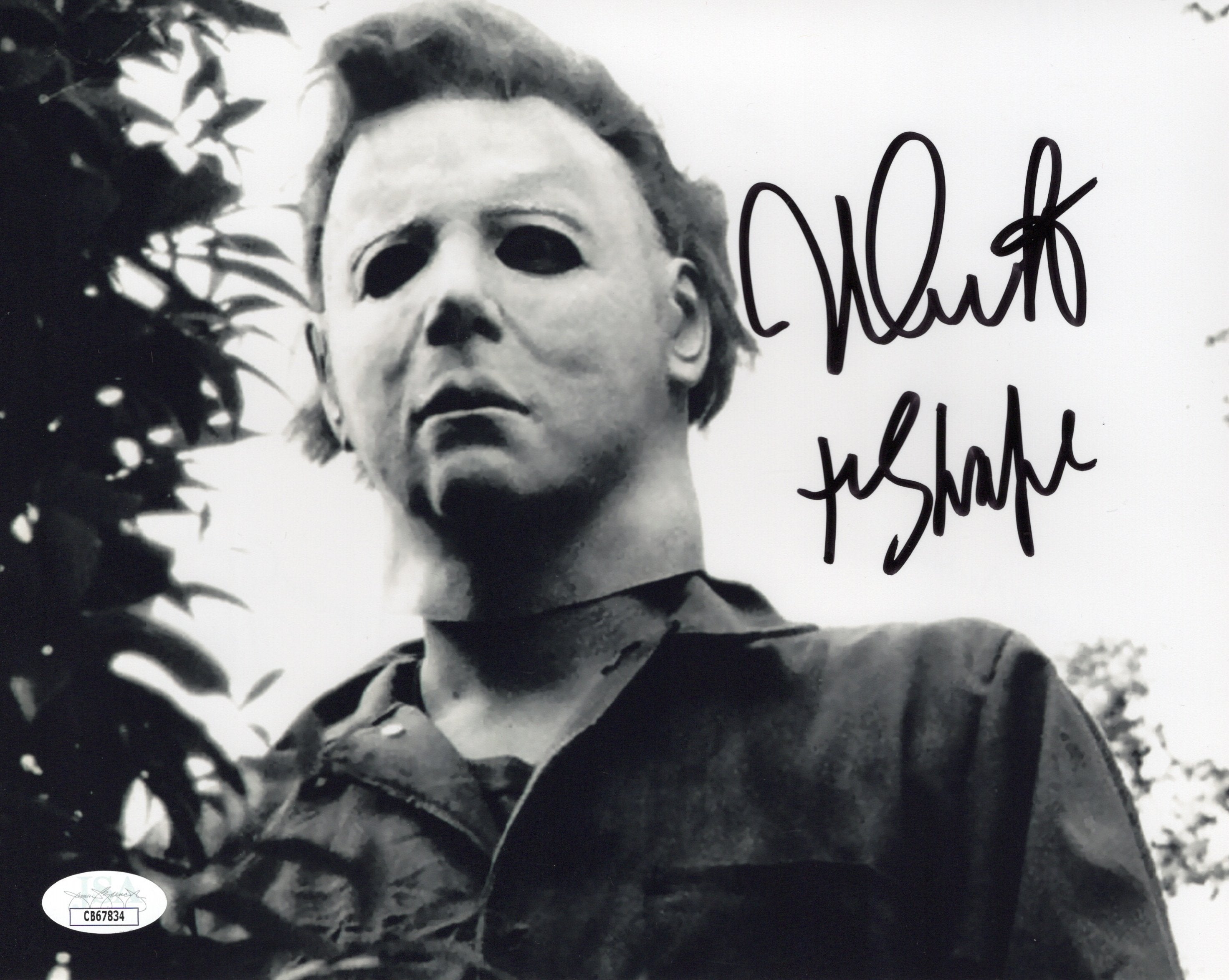 Nick Castle autographed inscribed 8x10 photo Halloween JSA COA