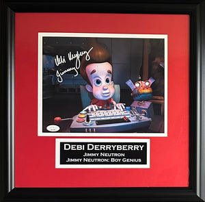 Debi Derryberry autographed inscribed framed 8x10 photo Jimmy Neutron JSA COA