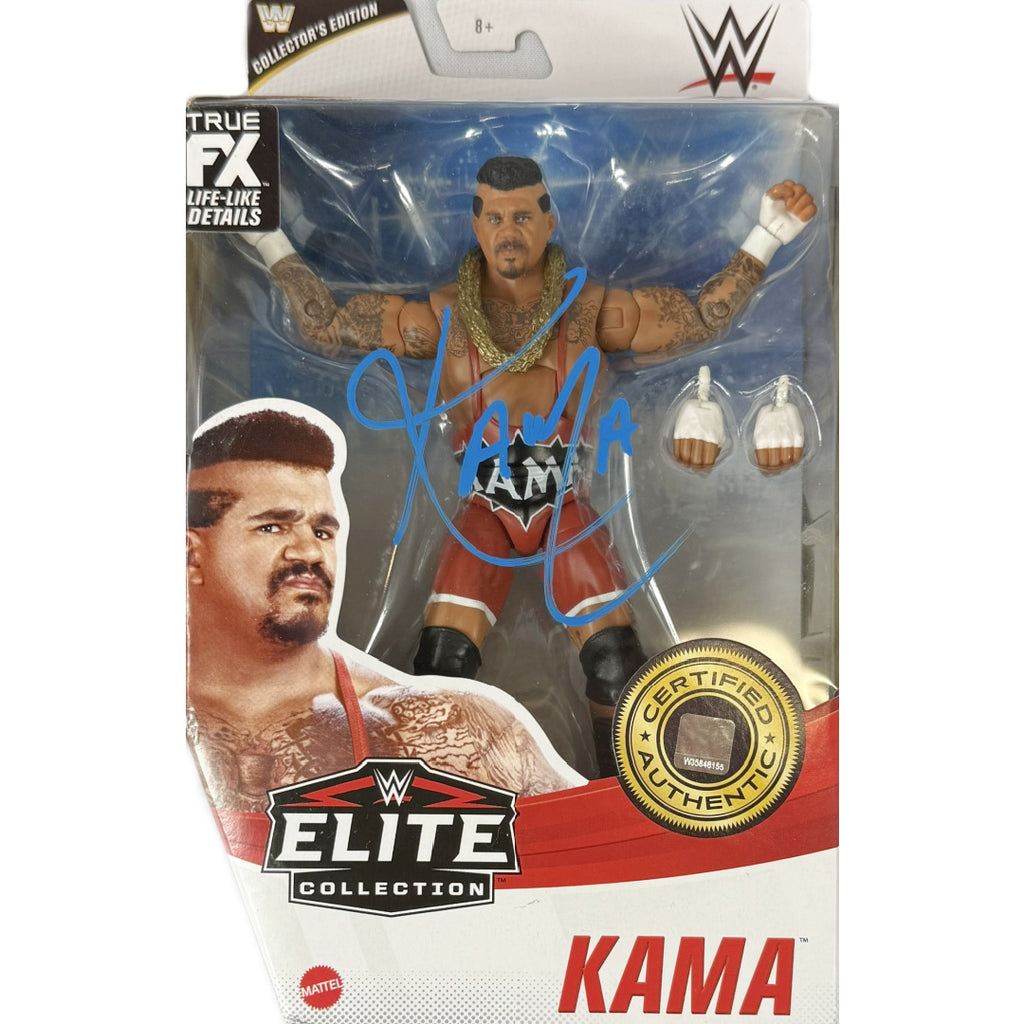 Charles Wright autographed signed figure JSA WWF WWE Godfather Shango Kama