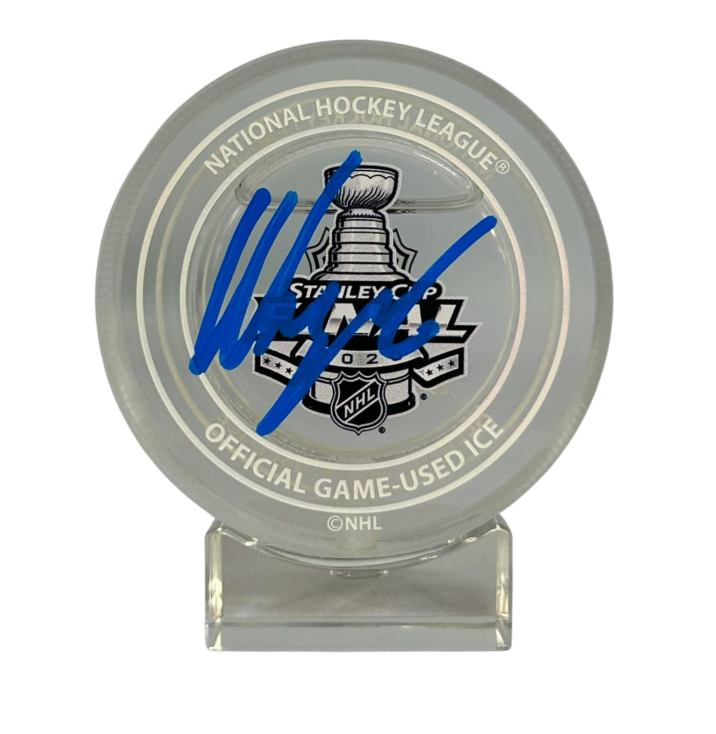 Nikita Kucherov autograph signed Game Used Ice puck Tampa Bay Lightning JSA COA