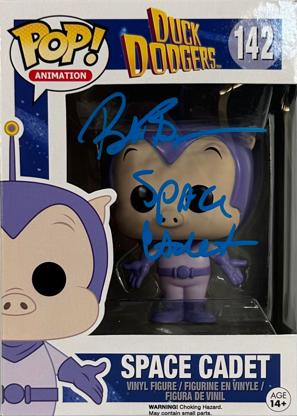 Bob Bergen autogaphed signed inscribed Funko Pop #142 JSA Space Cadet