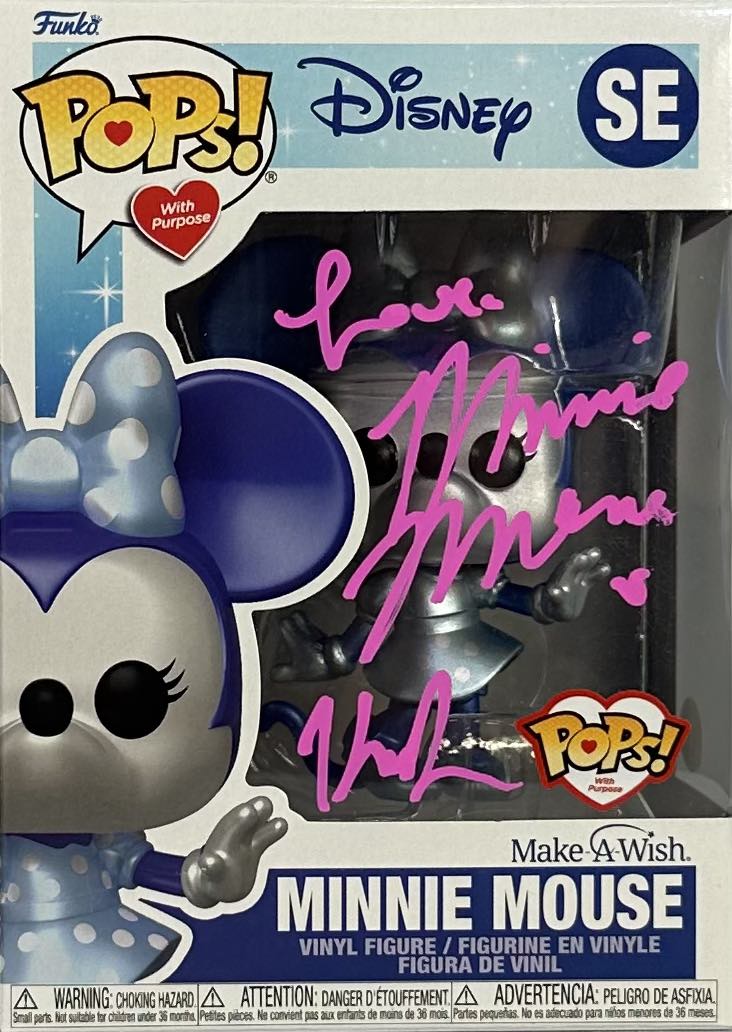 Kaitlyn Robrock autogaphed signed inscribed Funko Pop #SE JSA Minnie Mouse