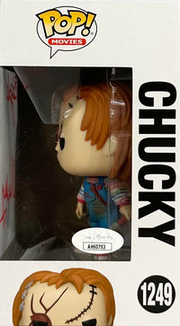 Ed Gale autographed signed Funko Pop Chucky #1249 Childs Play JSA COA