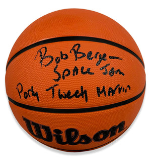 Bob Bergen autographed inscribed basketball Space Jam JSA Tweety Porky Marvin