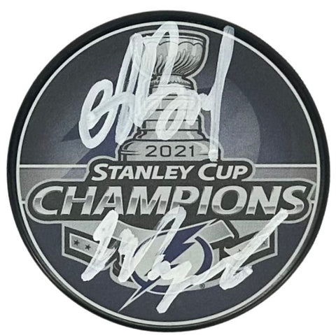 Ondrej Palat autograph insc Mini Stanley Cup TB Lightning JSA Game