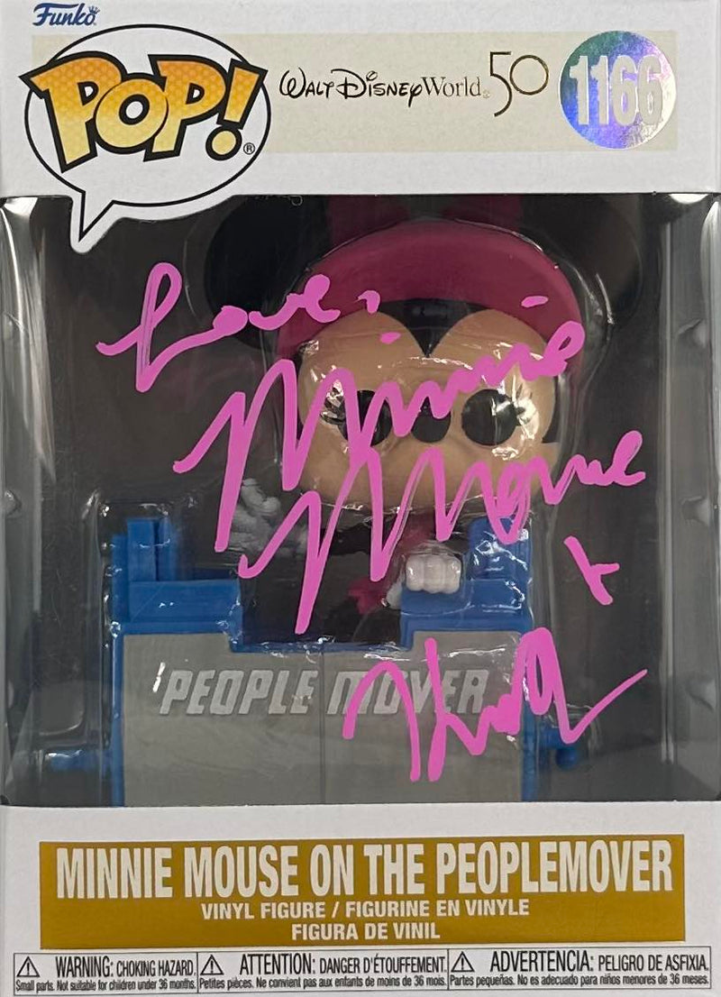 Kaitlyn Robrock autogaphed signed inscribed Funko Pop #1166 JSA Minnie Mouse