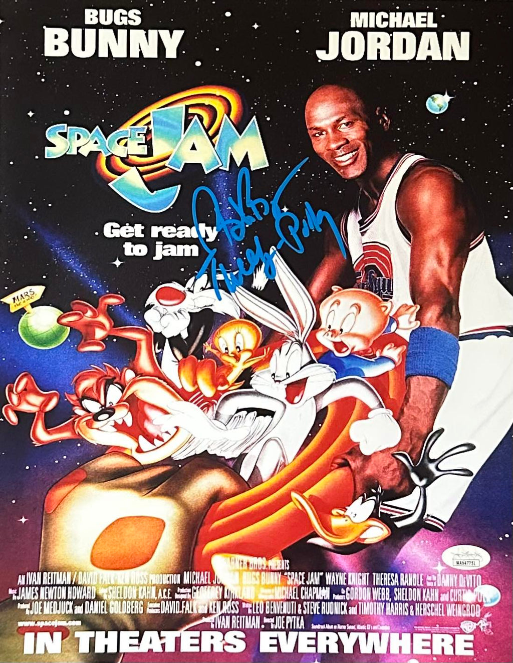Bob Bergen autographed signed inscribed 11x14 photo Space Jam JSA Porky Tweety