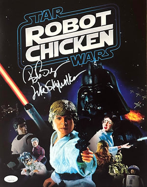 Bob Bergen auto signed inscribed 11x14 photo Robot Chicken JSA Luke Skywalker