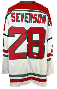 Damon Severson signed jersey autographed NHL New Jersey Devils JSA COA