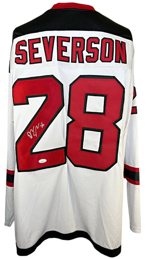 Damon Severson signed jersey autographed NHL New Jersey Devils JSA COA