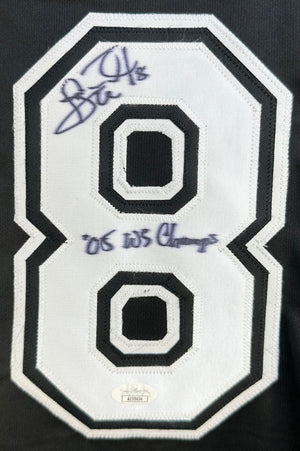 Carl Everett autographed signed inscribed jersey MLB Chicago White Sox JSA COA