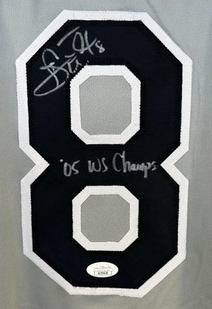 Carl Everett autographed signed inscribed jersey MLB Chicago White Sox JSA COA