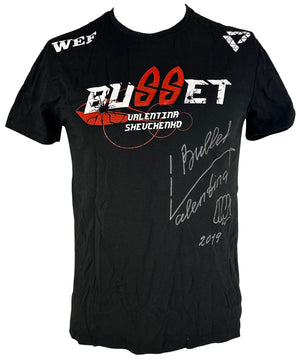 Valentina Shevchenko autographed signed shirt UFC Training Worn LOA MMA